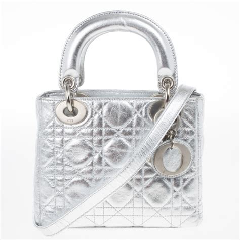 christian dior bags metallic silver|christian dior handbags official website.